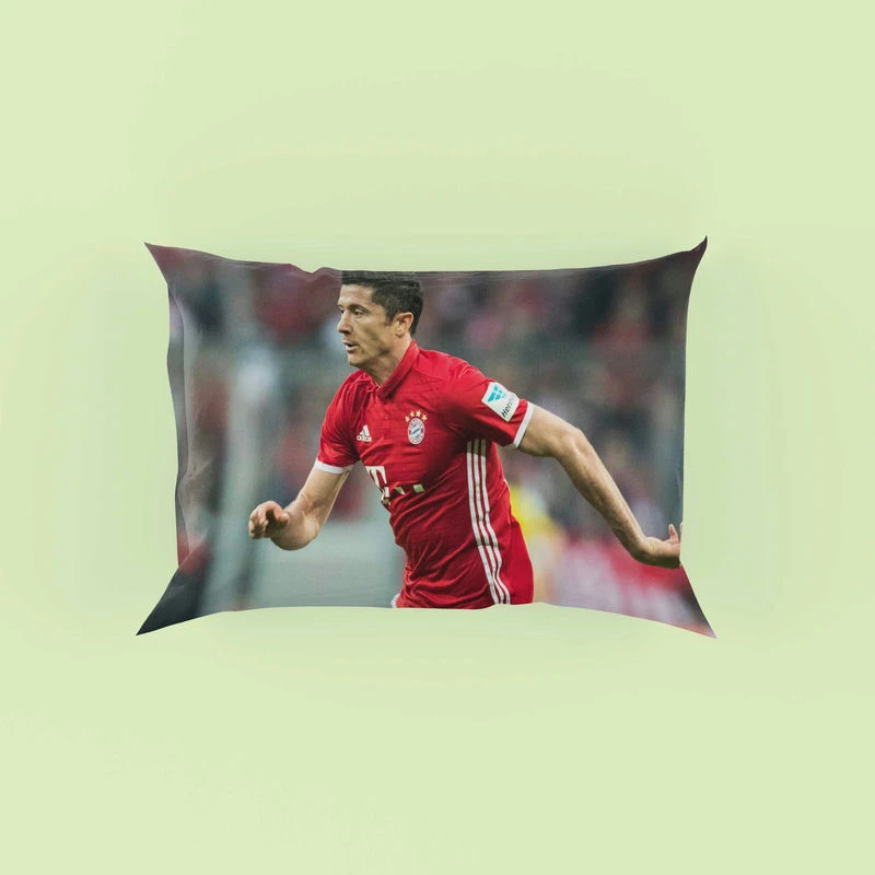 Ethical Football Player Robert Lewandowski Pillow Case