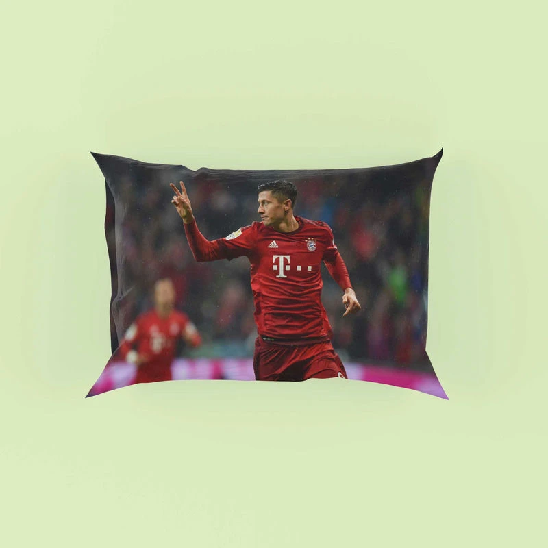 Lewandowski UEFA Champions League Footballer Pillow Case