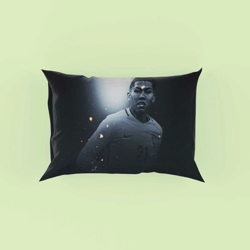 Roberto Firmino Hardworking FIFA Football Pillow Case