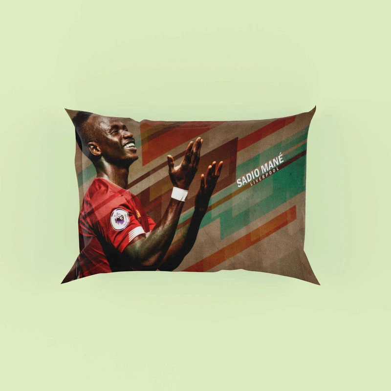 Sadio Mane consistent Football Pillow Case