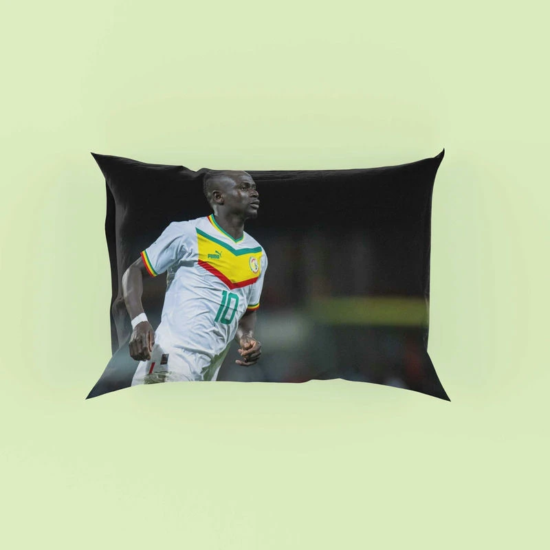 Sadio Mane ethical Football Senegal Pillow Case