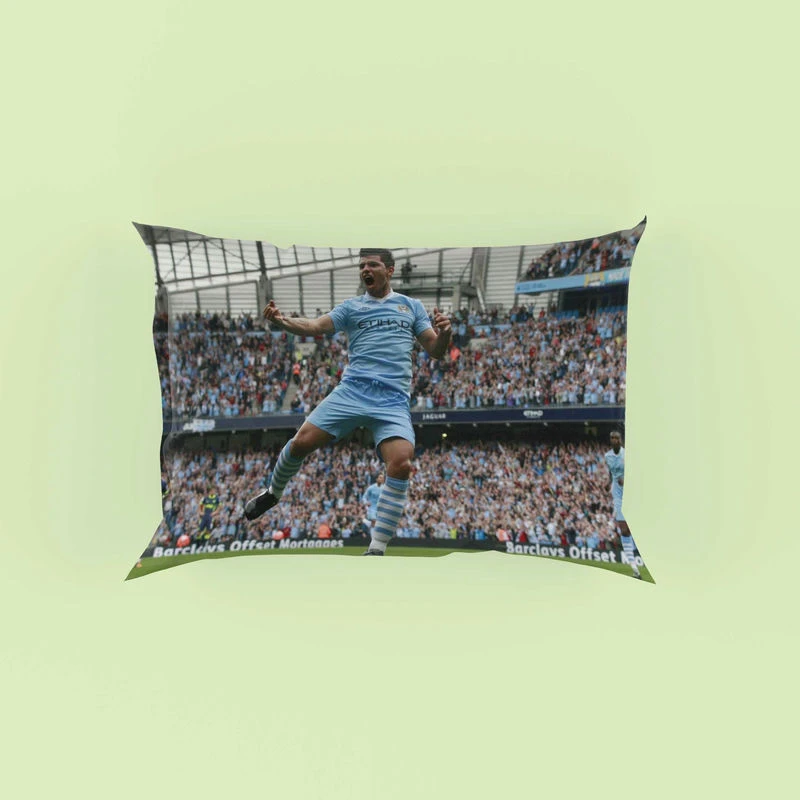 Ethical Football Player Sergio Aguero Pillow Case