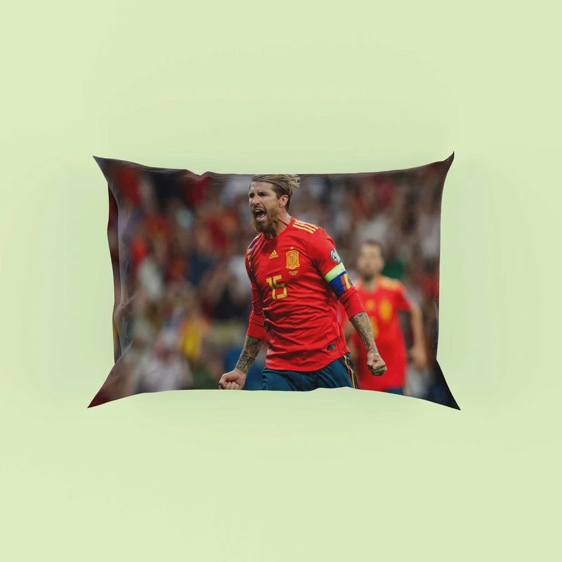 Sergio Ramos Motivational Football Player Pillow Case