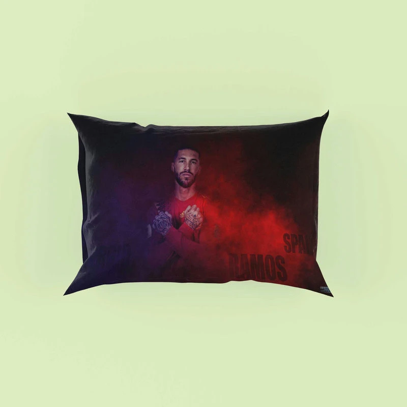 Sergio Ramos Spanish Pro Sports Player Pillow Case