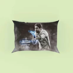 European Footballer Sergio Ramos Pillow Case