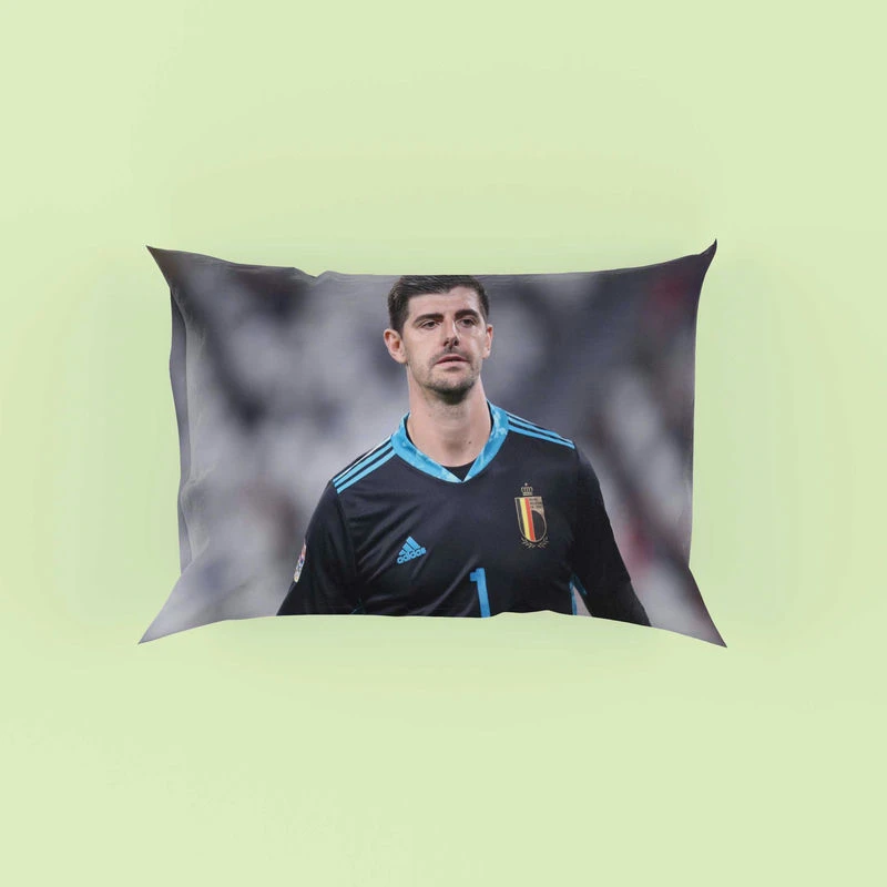 Belgium Football Player Thibaut Courtois Pillow Case