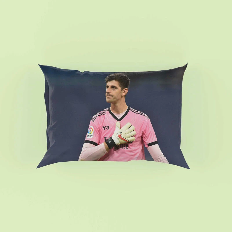 Thibaut Courtois Competitive UEFA Cup Pillow Case