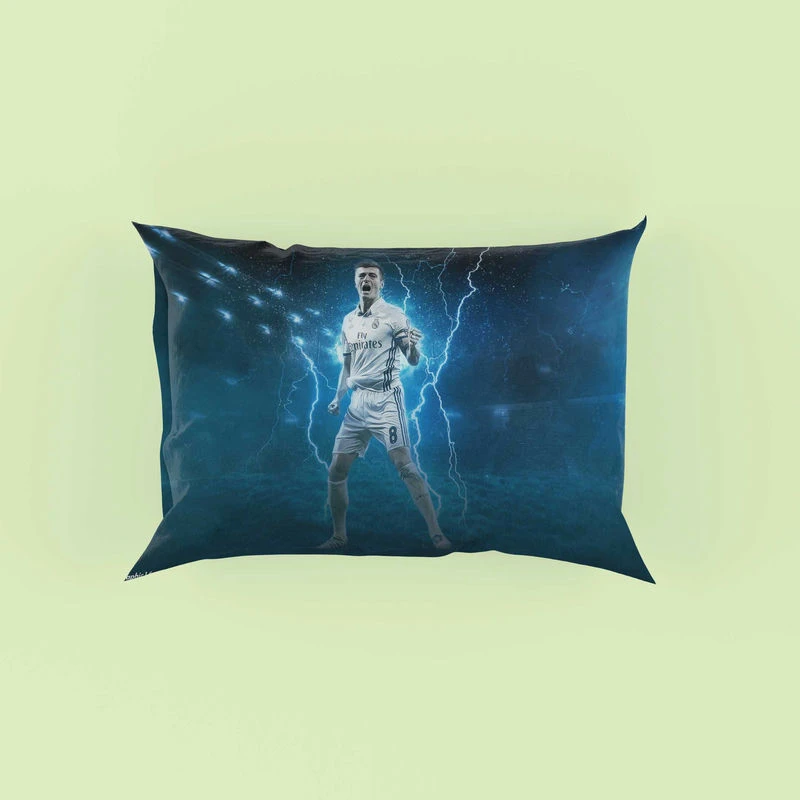 Spirited Soccer Player Toni Kroos Pillow Case