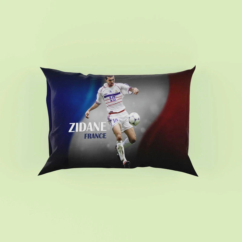 Zinedine Zidane France Football Player Pillow Case