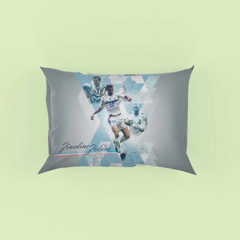 Zinedine Zidane French Footballer Pillow Case