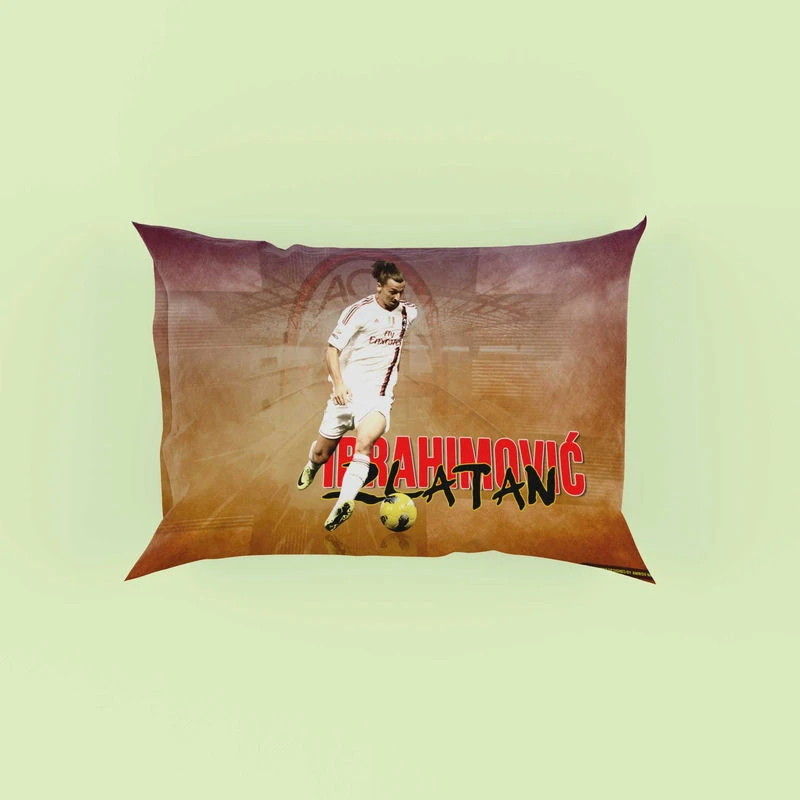 Graceful Footballer Zlatan Ibrahimovic Pillow Case