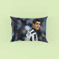 Alvaro Morata in Juventus Jersey Pillow Case