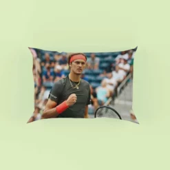Alexander Zverev Populer Tennis Player in Germany Pillow Case