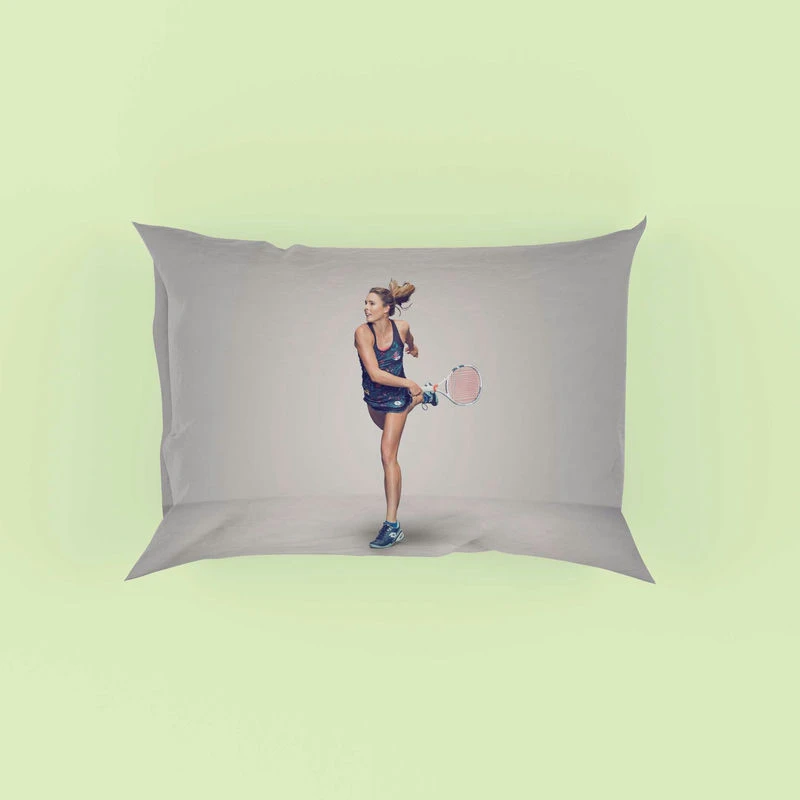 Alize Cornet French Professional Tennis Player Pillow Case