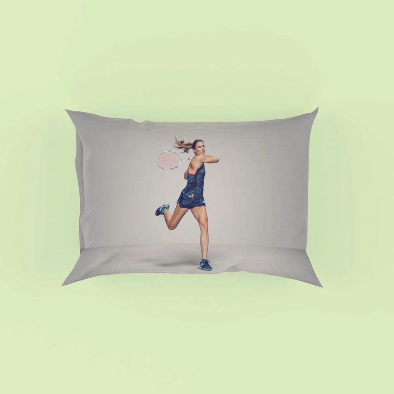 Alize Cornet WTA Populer Tennins Player Pillow Case