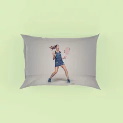 Alize Cornet Top Ranked French Tennis Player Pillow Case