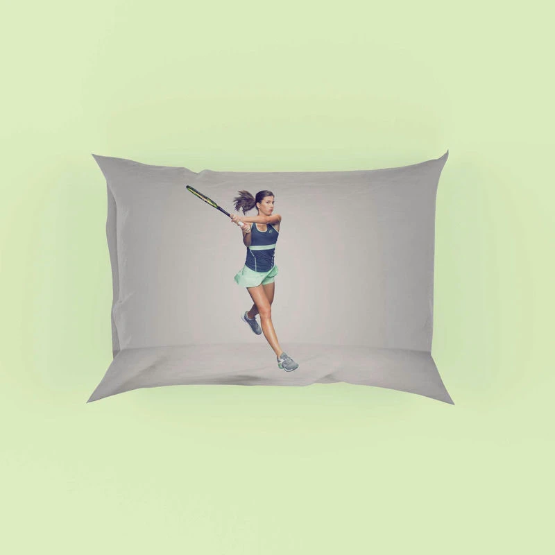 Anastasija Sevastova Exellent Tennis Player in Latvia Pillow Case