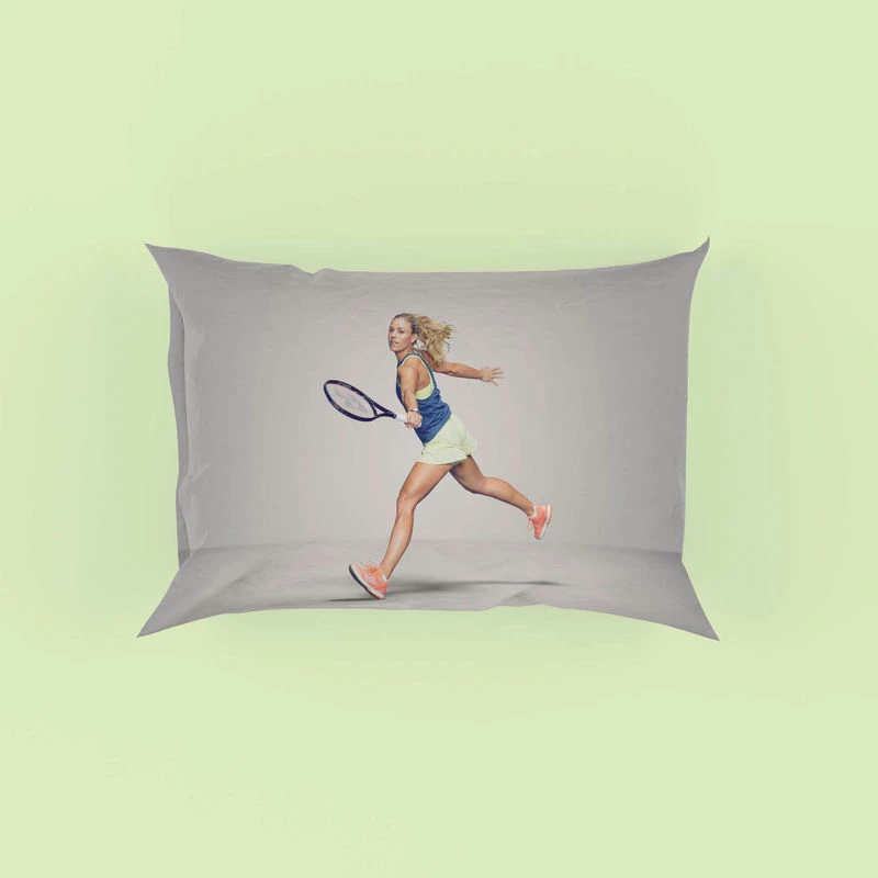 Angelique Kerber German Professional Tennis Player Pillow Case