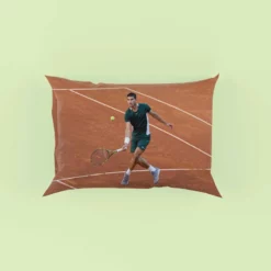 Carlos Alcaraz Spanish Professional ATP Tennis Player Pillow Case