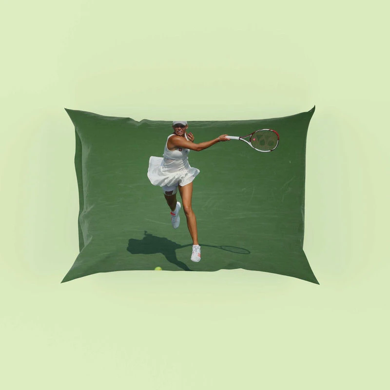 Caroline Wozniacki Professional Tennis Player Pillow Case