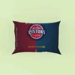 Detroit Pistons Energetic NBA Basketball Club Pillow Case
