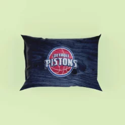 Detroit Pistons Powerful NBA Basketball Club Pillow Case