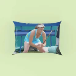 Martina Hingis Swiss Professional Tennis Player Pillow Case