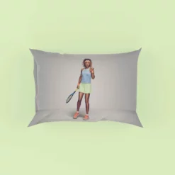 Energetic Tennis Player Naomi Osaka Pillow Case
