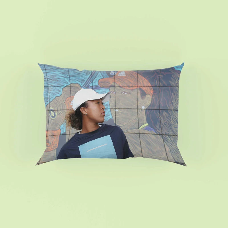 Naomi Osaka Awarded WTA Tennis Player Pillow Case