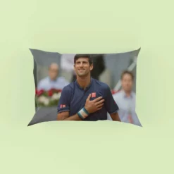 Novak Djokovic Strong Tennis Player Pillow Case