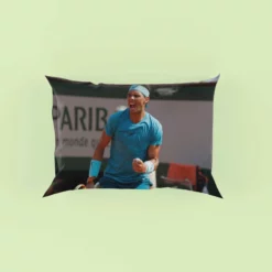 Rafael Nadal encouraging Tennis Pillow Case
