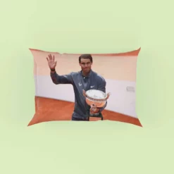 Rafael Nadal Spanish Professional Tennis Player Pillow Case