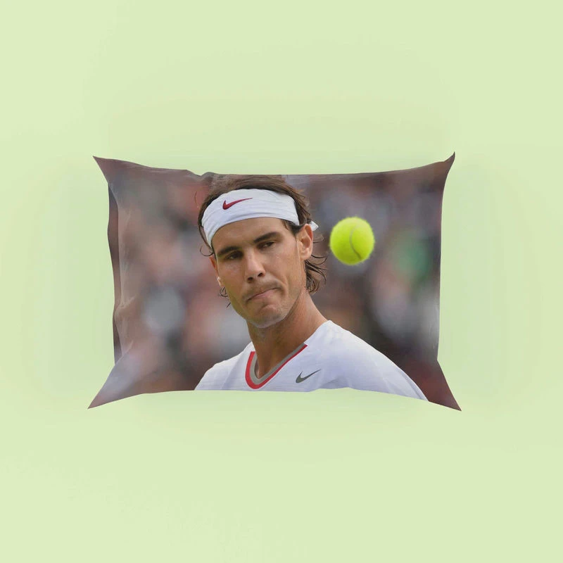 Rafael Nadal Inspirational Tennis Player Pillow Case