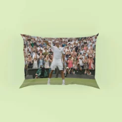 Celebrated Tennis Player Roger Federer Pillow Case