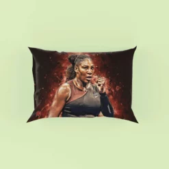 Professional Tennis Player Serena Williams Pillow Case