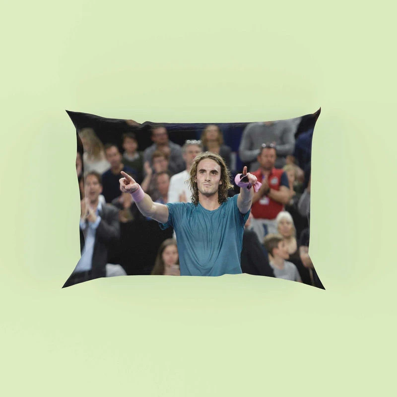 Davis Cup Player Stefanos Tsitsipas Pillow Case