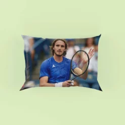 Stefanos Tsitsipas Grand Slam Player Pillow Case