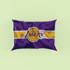 LA Lakers Logo Popular American Basketball Club Logo Pillow Case