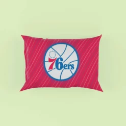 Philadelphia 76ers American Professional Basketball Team Pillow Case