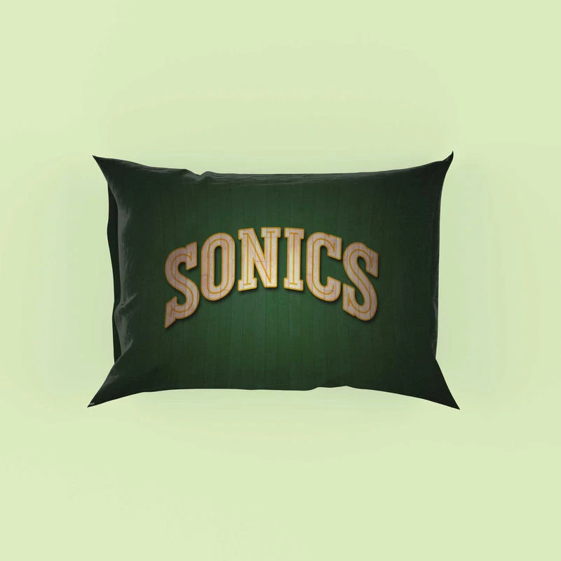 Popular Seattle Supersonics Basketball team Pillow Case