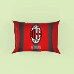 Serie A football Soccer club Logo AC Milan Pillow Case