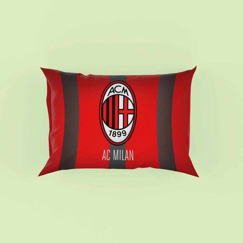 Serie A football Soccer club Logo AC Milan Pillow Case
