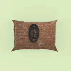 AC Milan Brick Wall Football Logo Pillow Case