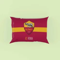 AS Roma Football Club Logo in Italy Pillow Case