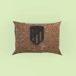 Atletico de Madrid Brick Wall Design Football Logo Pillow Case