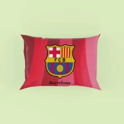 FC Barcelona Football Team Logo Pillow Case