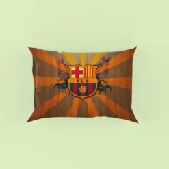 FC Barcelona Super Copa de Espana winning Team Pillow Case