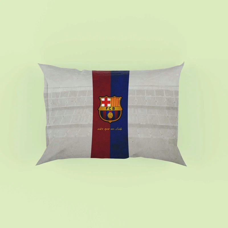 Club World Cup Winning Team FC Barcelona Pillow Case