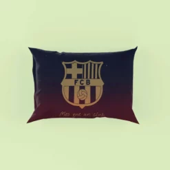 FC Barcelona Competitive Soccer Team Pillow Case