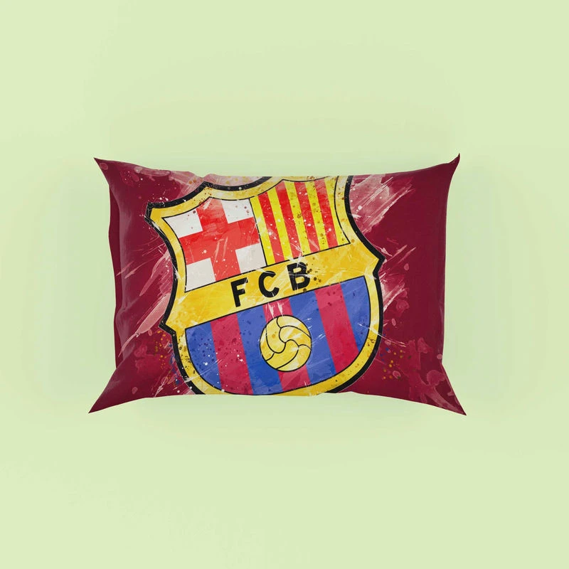 FC Barcelona Champions League Football Club Pillow Case